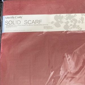 new scarf with tasseled knots